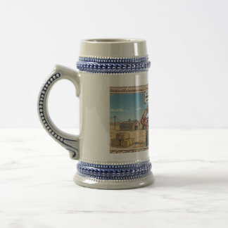 Taza de cerveza de granjero John y burro