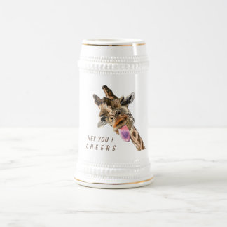Taza de cerveza de jirafa divertida - Salud