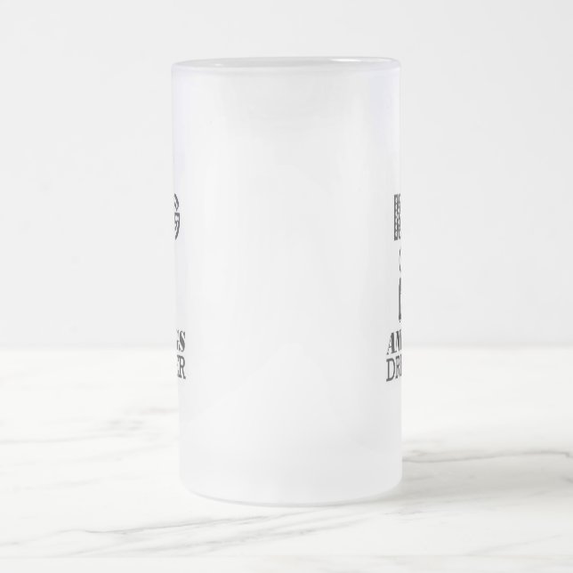 Taza de cerveza de reyes Drink Beer Manly (Centro)