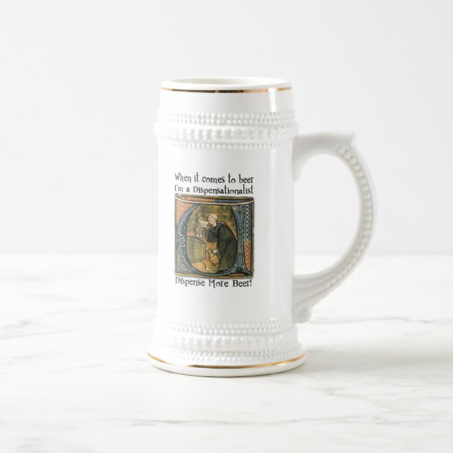 Taza de cerveza del Dispensationalist (Derecha)