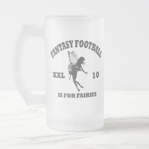 Taza de cerveza del fútbol de la fantasía