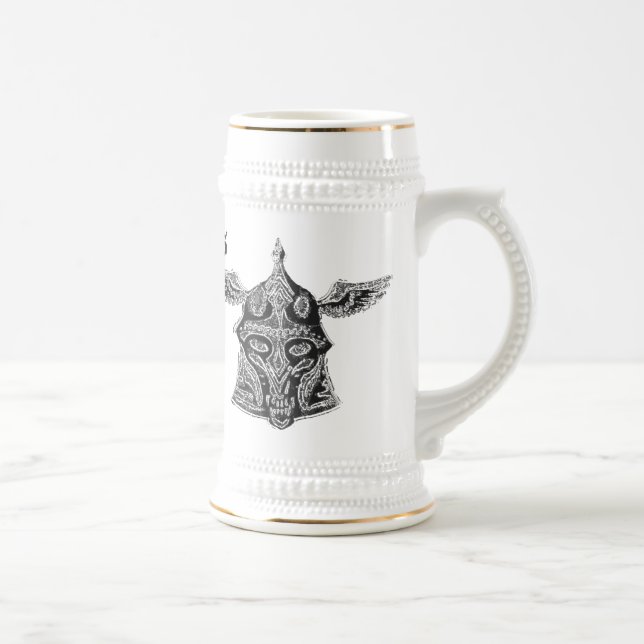 Taza de cerveza divertida de vikingo (Derecha)
