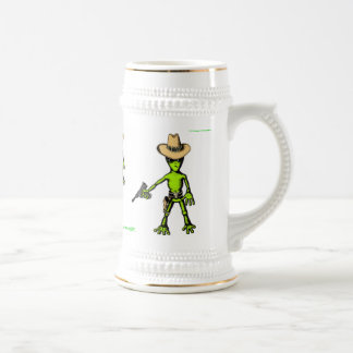 Taza de cerveza divertida extranjera