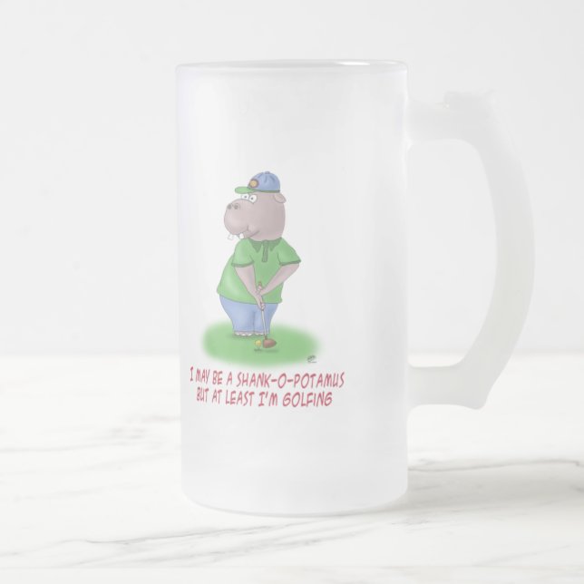Taza de cerveza divertida: Shankopotamus (Derecha)