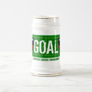 Taza de cerveza europea del fútbol de Deutschland