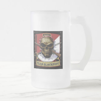 Taza de cerveza helada Blackfoot del equipo