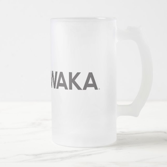 Taza de cerveza helada - CLUBWAKA Wordmark (Derecha)
