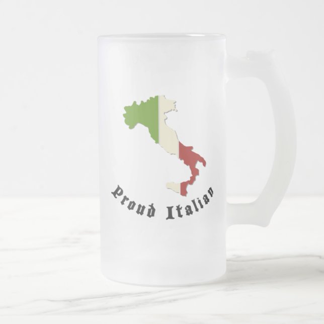 Taza de cerveza helada italiano orgulloso (Derecha)