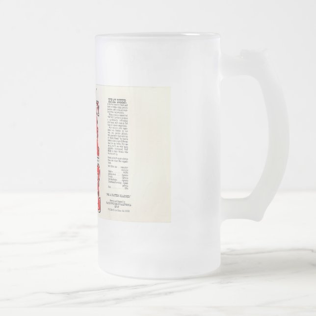 Taza de cerveza helada KFAT (Derecha)