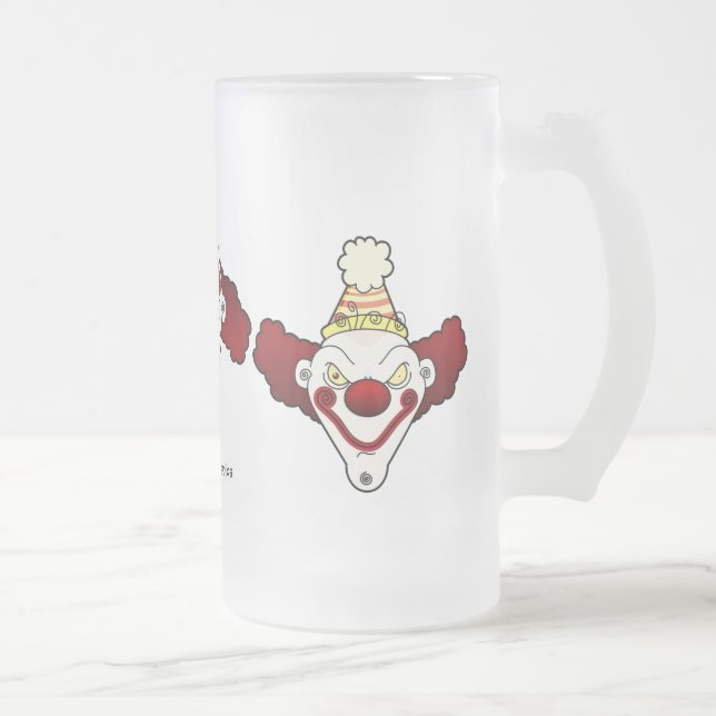 Taza de cerveza helada payaso triple (Derecha)