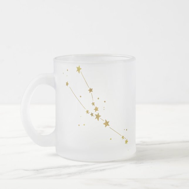 Taza de cerveza helada zodiaco del tauro (Izquierda)