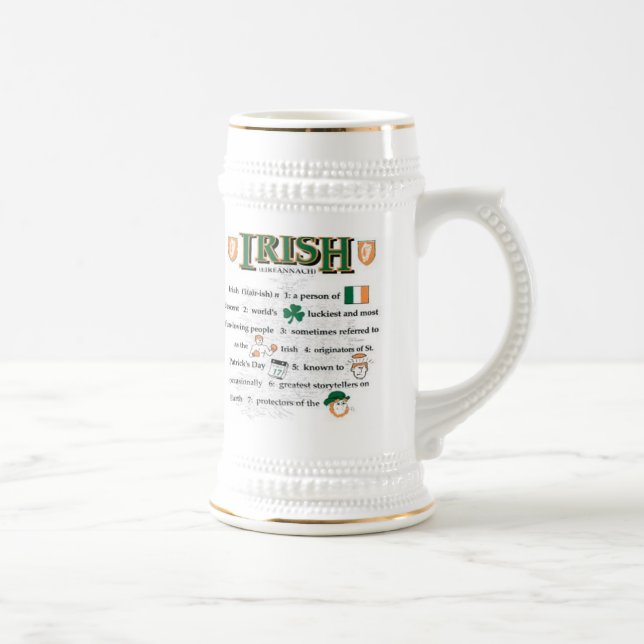 Taza de cerveza irlandesa (Derecha)