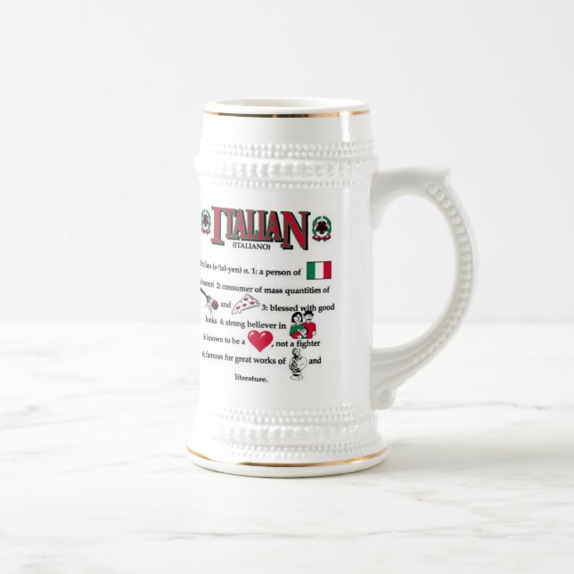 Taza de cerveza italiana (Derecha)