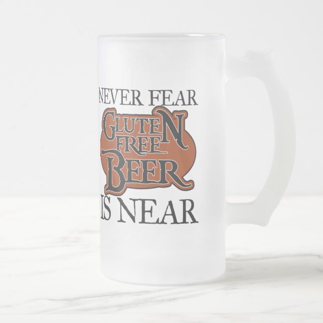 Taza de cerveza libre del gluten (Derecha)