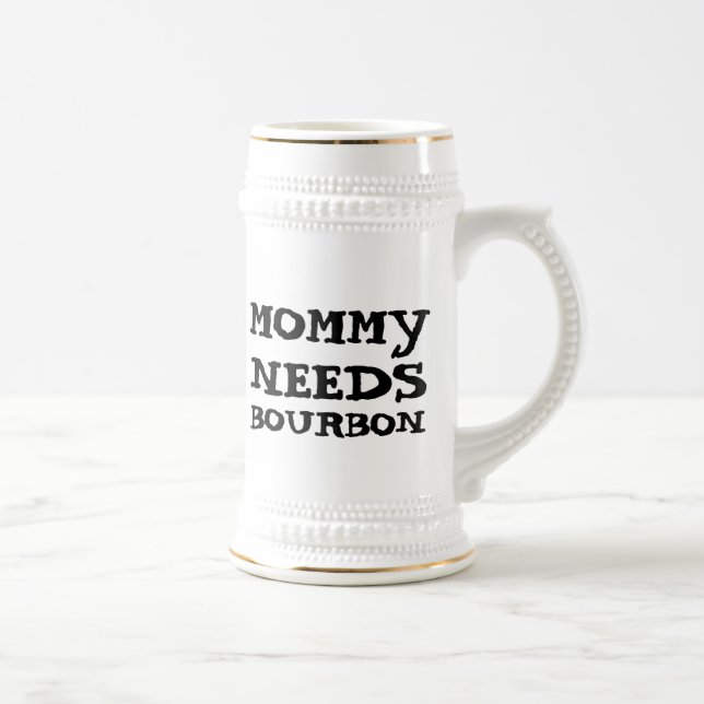Taza de cerveza para BOURBON de MAMÁ (Derecha)