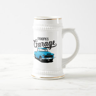Taza de cerveza personalizada de camión vintage az