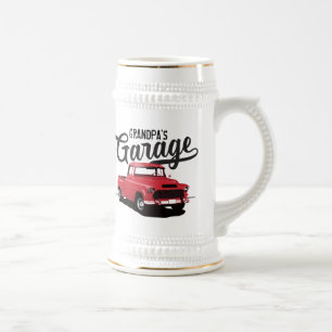 Taza de cerveza personalizada de camión vintage ro