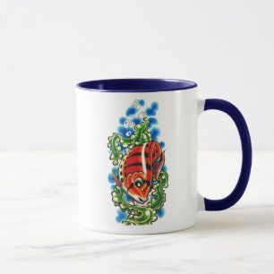 taza de cervicales de jengibre doble rojo