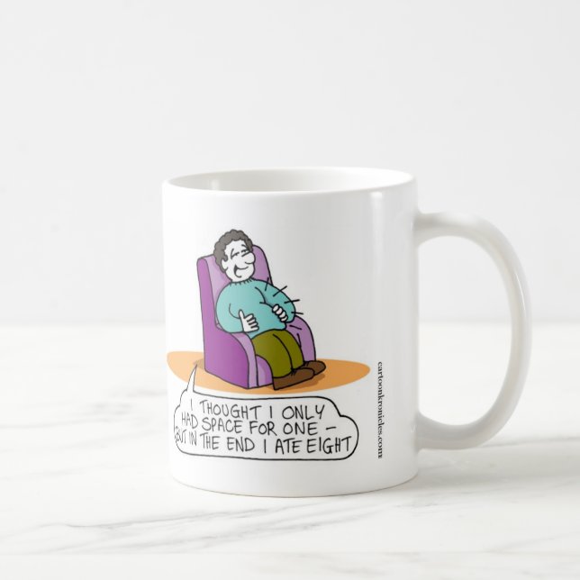 Taza de Channukah - el milagro de buñuelos (Derecha)