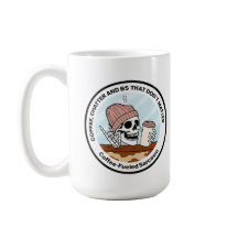 Taza de charla de café y tonterías