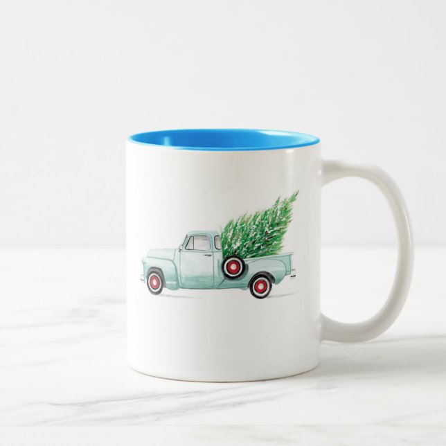 Taza de Chevy de la aguamarina (Derecha)