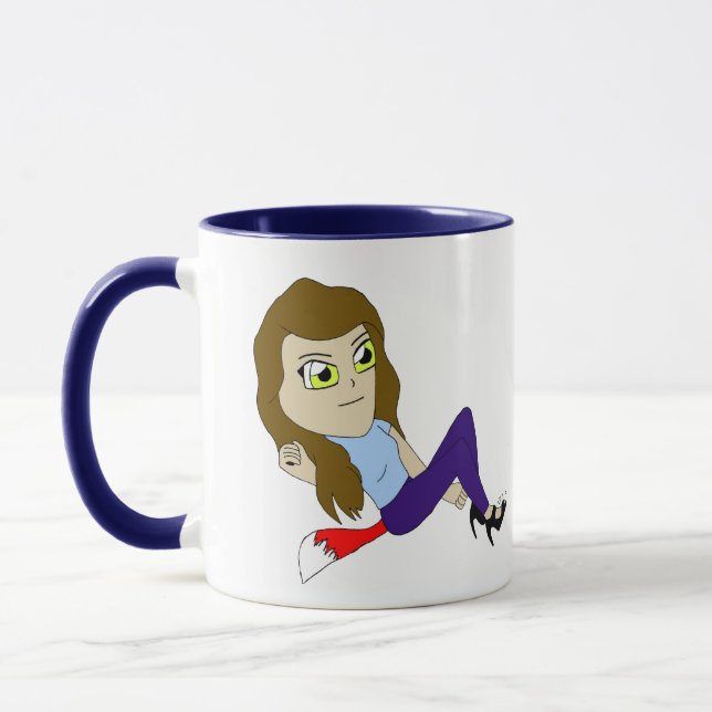 taza de chica chibi foxy (Izquierda)