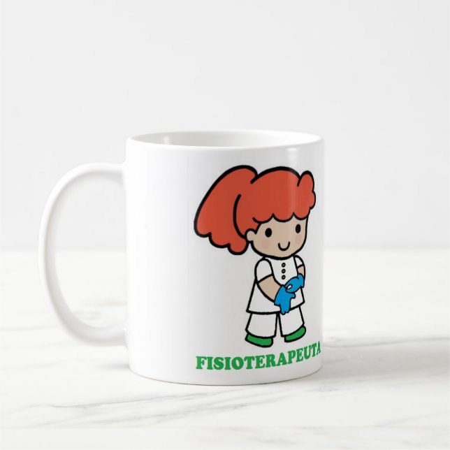 Taza de chica fisioterapeuta (Izquierda)