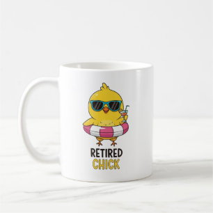 Taza de Chick Jubilada • Tazas divertidas para muj