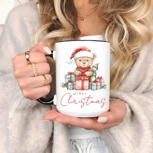 Taza de Chocolate Caliente Christmas Bear para Ell