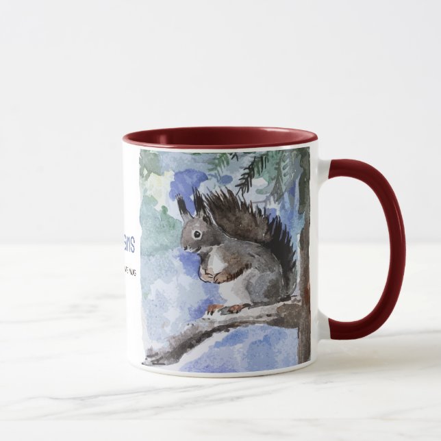 Taza de chocolate caliente de ardilla (Derecha)