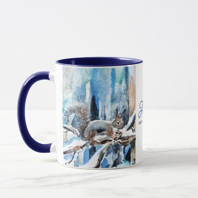 Taza de chocolate caliente de ardilla (Izquierda)