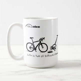 Taza de ciclo - la vida es llena de opciones