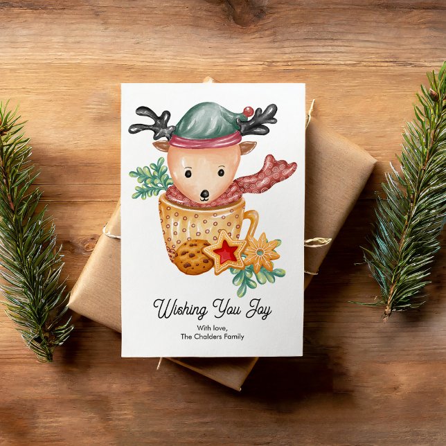 Taza de Ciervo Adorable Navidad (Subido por el creador)