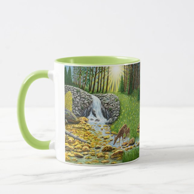 Taza de ciervos combinados (Izquierda)