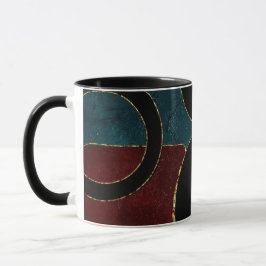 TAZA DE CÍRCULOS ART DECO