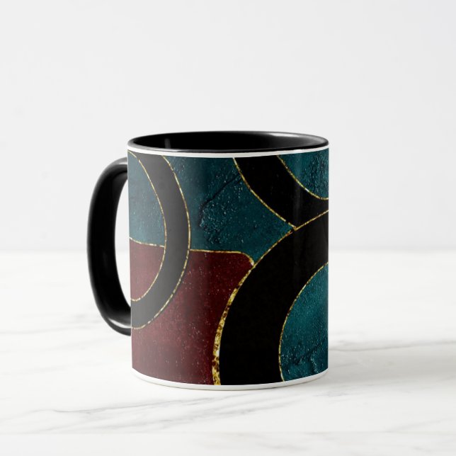 TAZA DE CÍRCULOS ART DECO (Anverso izquierdo)