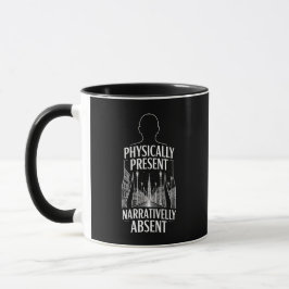 Taza de cita físicamente presente y narrativamente