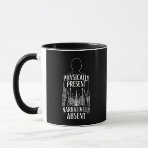 Taza de cita físicamente presente y narrativamente