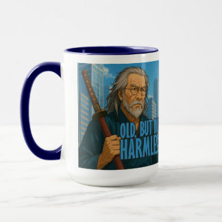 Taza de Ciudad Samurái Viejo Pero No Inofensivo