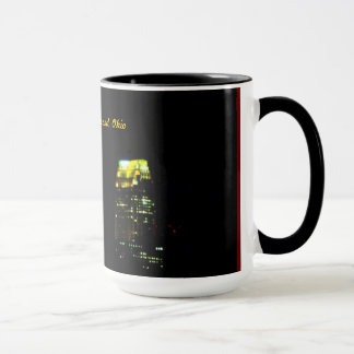 Taza de Cleveland Ohio del cielo nocturno