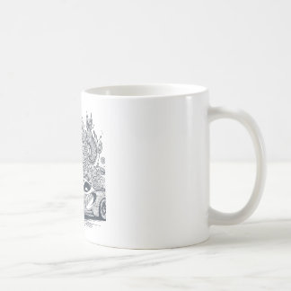 Taza de Coche Deportivo con Mandalas