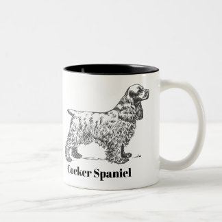Taza de cocker spaniel
