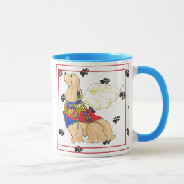 Taza de cocker spaniel del ángel de Gulliver