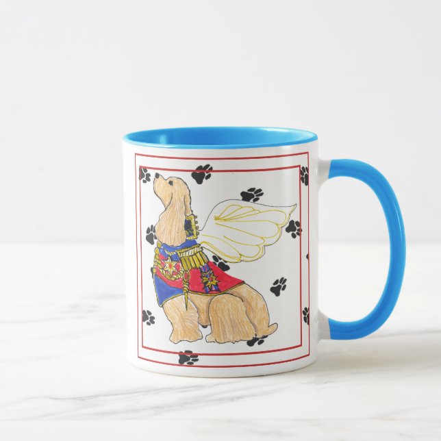 Taza de cocker spaniel del ángel de Gulliver (Derecha)
