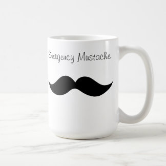 Taza de Cofee del bigote de la emergencia
