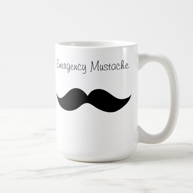 Taza de Cofee del bigote de la emergencia (Derecha)
