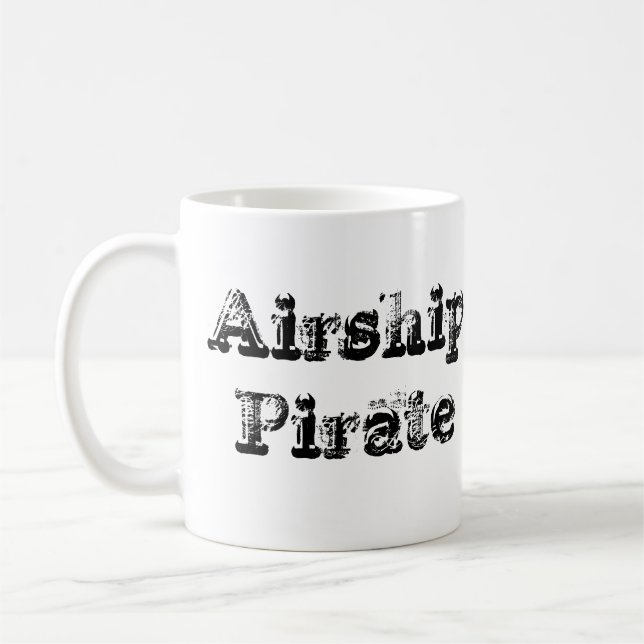 Taza de Cofee del pirata del dirigible del (Izquierda)
