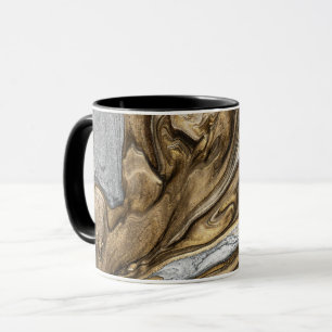 taza de colores marrón líquido glamour 002