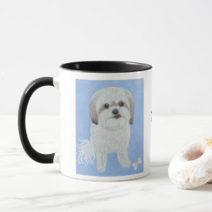 Taza de combinación de pintura Malshi con texto