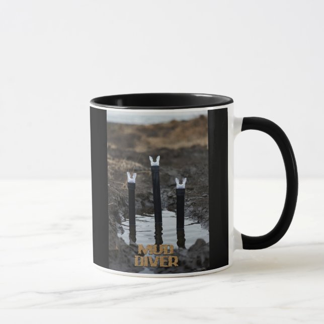 Taza de combo de mano izquierda negra de Mud Diver (Derecha)